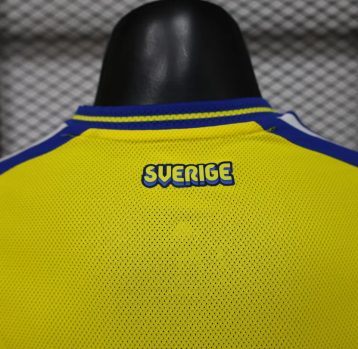 2026 Sweden Home Player Version Soccer Jersey