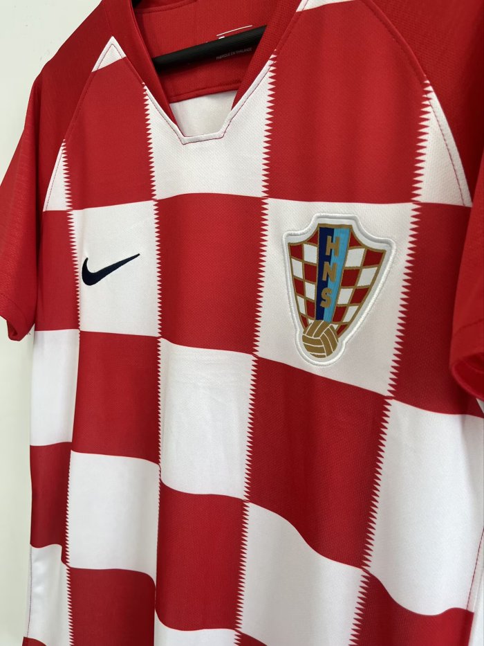 2018 Croatia Home Retro Soccer Jersey