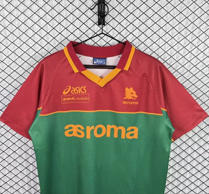 1995-1996 Roma Retro Soccer Jersey