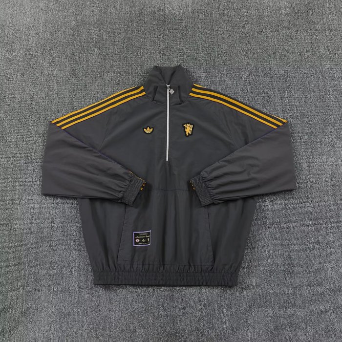 26-27 Man Utd New Pattern Half Pull Windbreaker