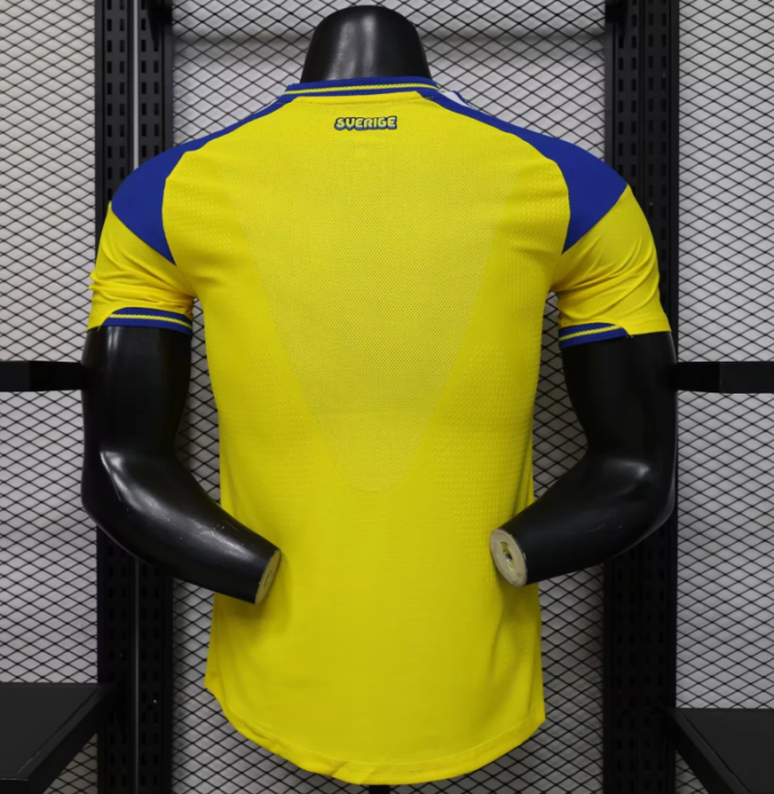 2026 Sweden Home Player Version Soccer Jersey
