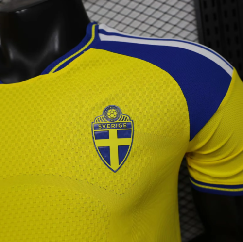2026 Sweden Home Player Version Soccer Jersey