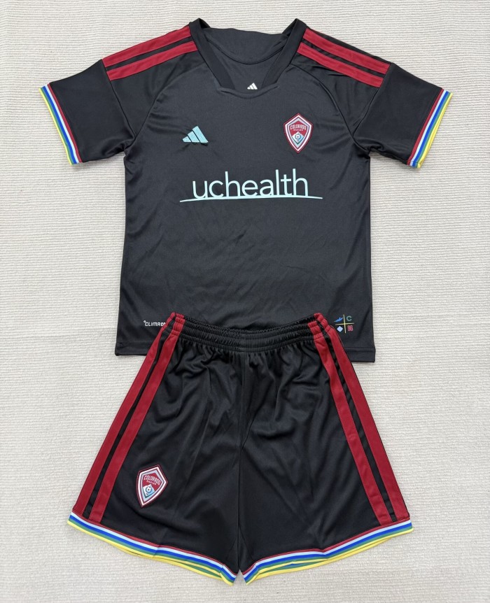 26-27 Colorado Rapids Home Kids Soccer Jersey