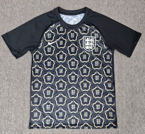 26-27 England Black Special Edition Fans Soccer Jersey