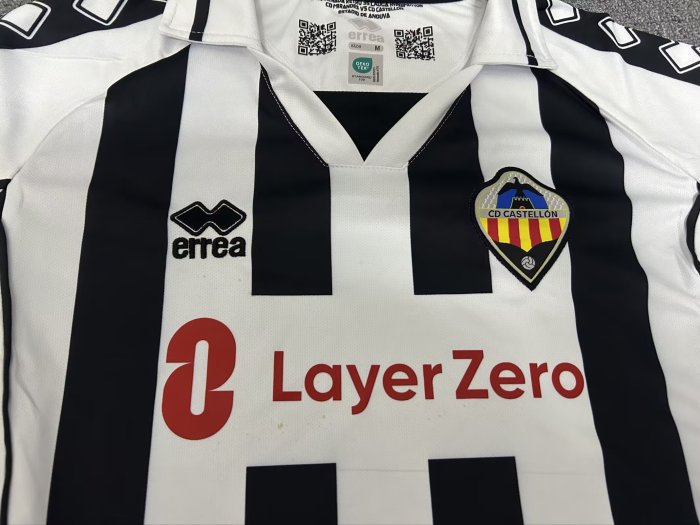 25-26 CD Castellon Retro Version Fans Soccer Jersey