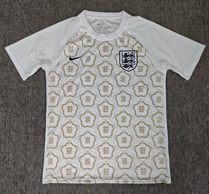 26-27 England White Special Edition Fans Soccer Jersey