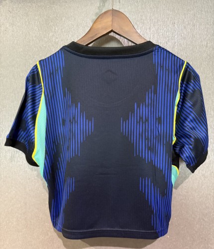 2026 Brazil Away Women Cheerleading Short-sleeved (女)