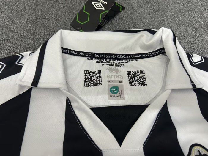 25-26 CD Castellon Retro Version Fans Soccer Jersey