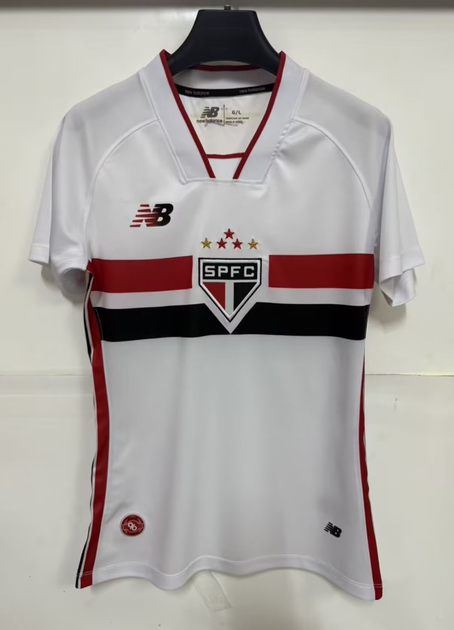 26-27 Sao Paulo Home Women Fans Soccer Jersey (女)