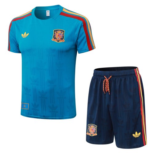 26-27 Spain Blue High Quality Player Version Training Short Suit (球员套装)