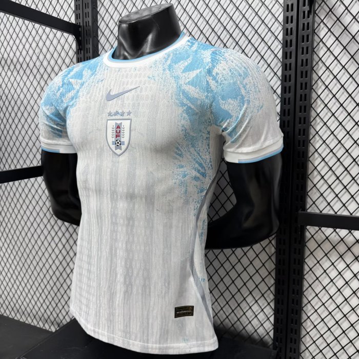 26-27 Uruguay White Special Edition Player Version Soccer Jersey