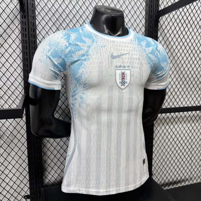26-27 Uruguay White Special Edition Player Version Soccer Jersey