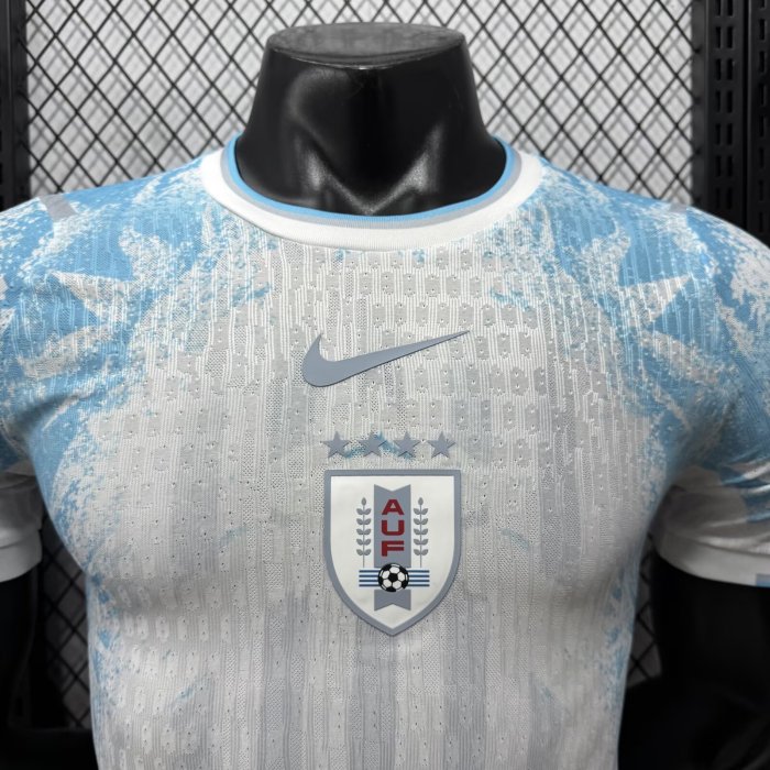 26-27 Uruguay White Special Edition Player Version Soccer Jersey
