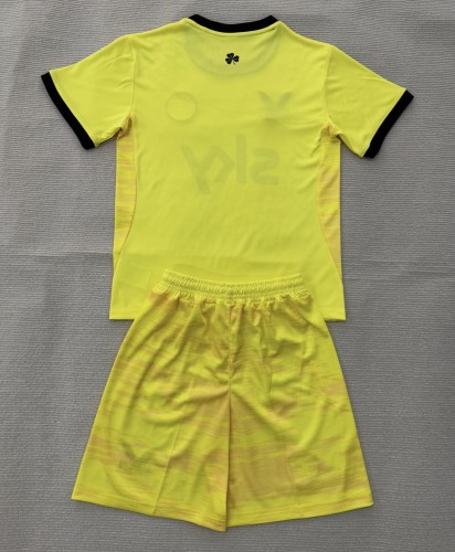 2026 Ireland Yellow GoalKeeper Kids Soccer Jersey