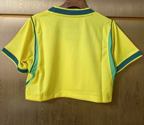 2026 Brazil Home Women Cheerleading Short-sleeved (女)