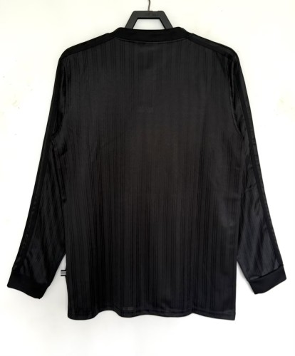 1995-1996 LIV Black Special Edition Long Sleeve Retro Soccer Jersey