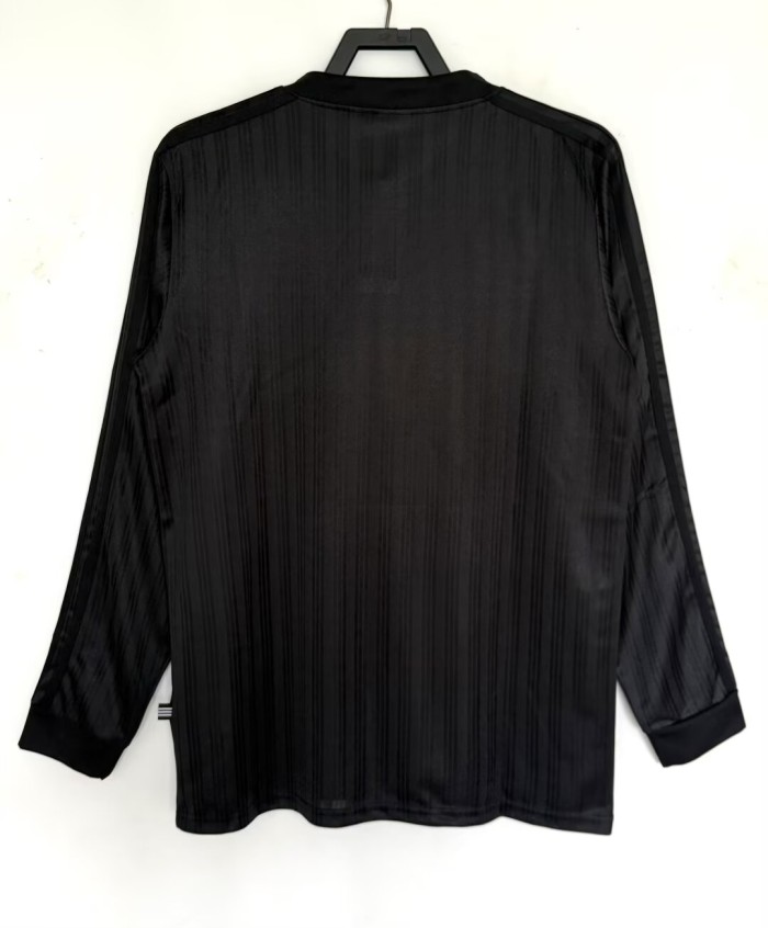 1995-1996 LIV Black Special Edition Long Sleeve Retro Soccer Jersey