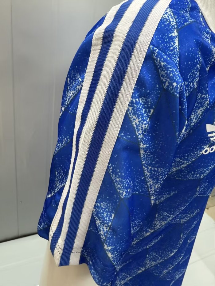 1989-1990 Karlsruher SC Away Retro Soccer Jersey