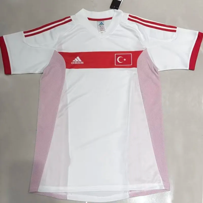 2002 Turkey Away Retro Soccer Jersey
