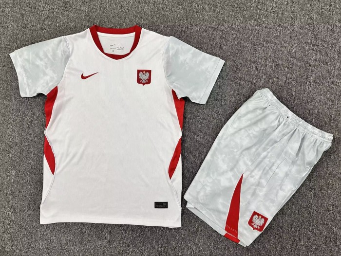 2026 World Cup Poland Home Kids Soccer Jersey