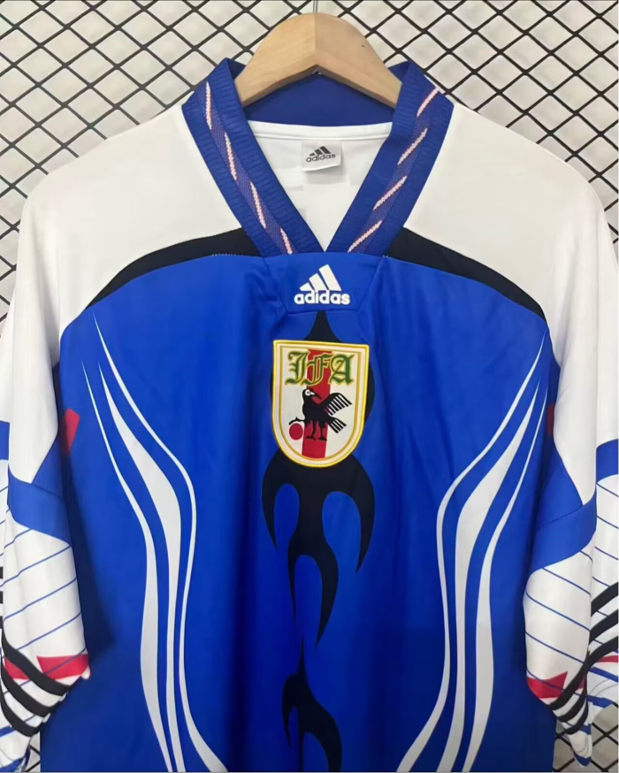 1998 Japan Blue Hip-Hop Version Retro Soccer Jersey