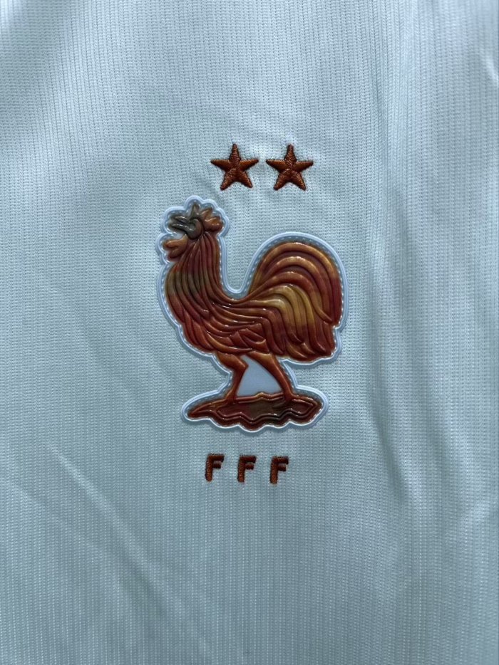 2026 World Cup France Away Long sleeves Fans Soccer Jersey (长袖)
