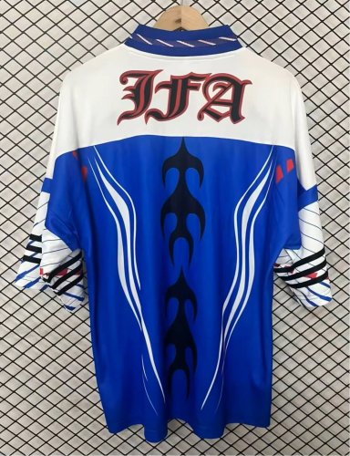 1998 Japan Blue Hip-Hop Version Retro Soccer Jersey