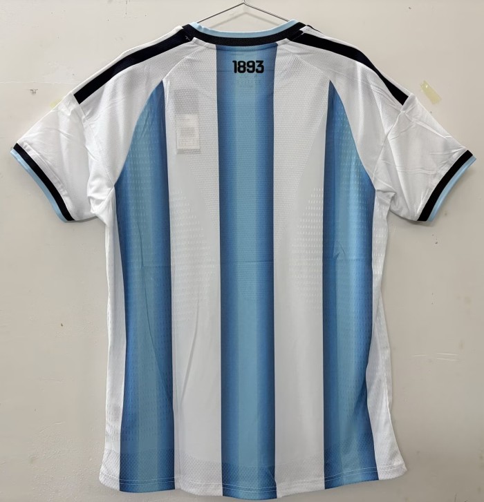 2026 Argentina Embroidered Version Soccer Jersey