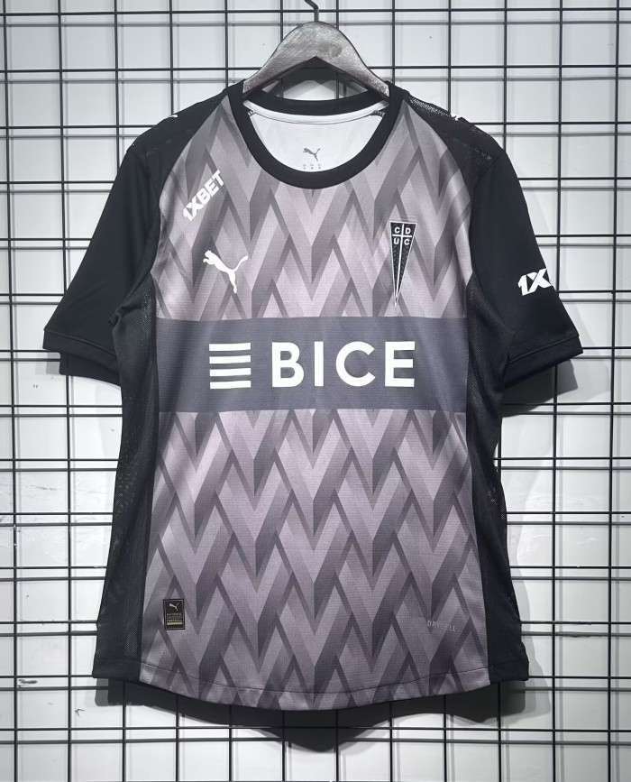 26-27 Universidad Catolica Black Goalkeeper Fans Soccer Jersey
