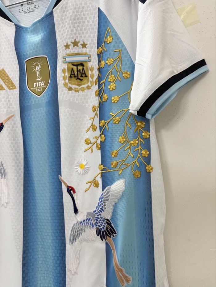 2026 Argentina Embroidered Version Soccer Jersey