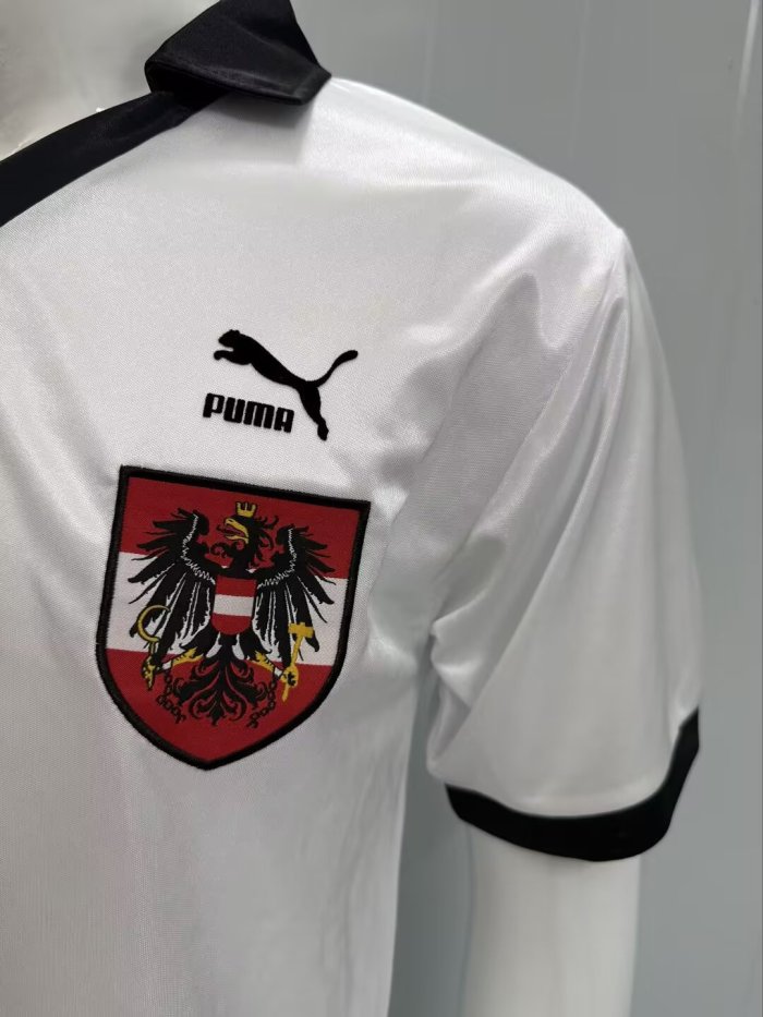 1990-1991 Austria Home Retro Soccer Jersey