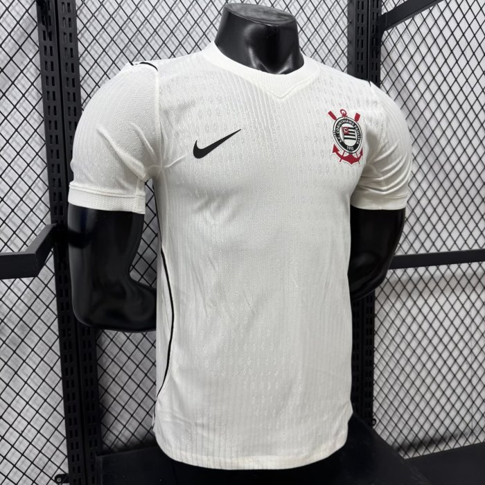 26-27 Corinthians Home Player Version Soccer Jersey