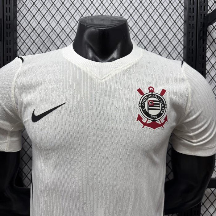 26-27 Corinthians Home Player Version Soccer Jersey
