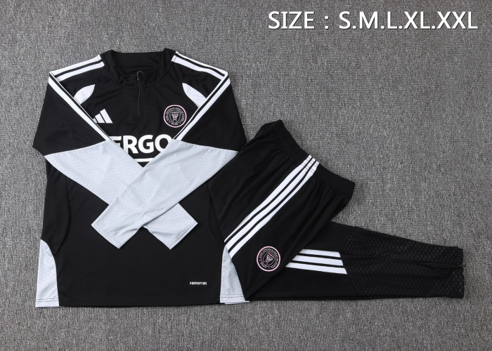 26-27 Inter Miami High Quality Half Pull Tracksuit
