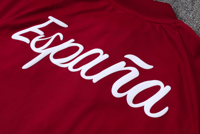 26-27 Spain High Quality Half Pull Tracksuit