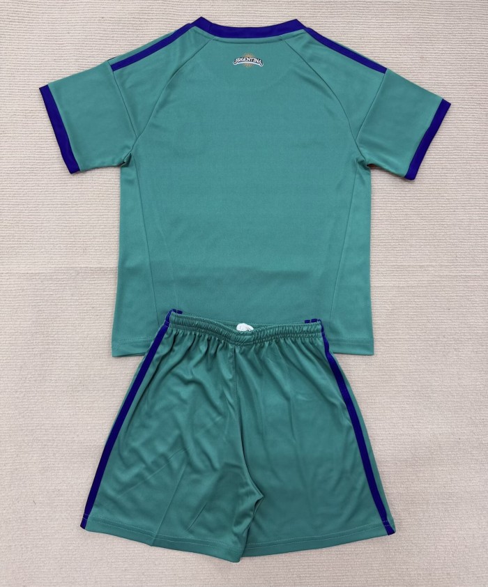 2026 Argentina Green GoalKeeper Adult Suit