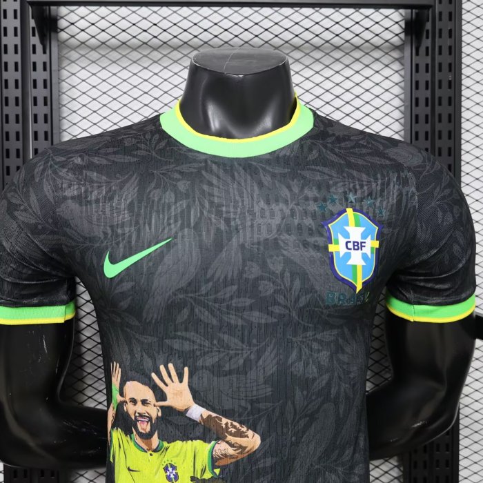 26-27 Brazil Black Special Edition Player Version Soccer Jersey