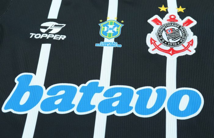 1999 Corinthians Away Retro Kids Soccer Jersey