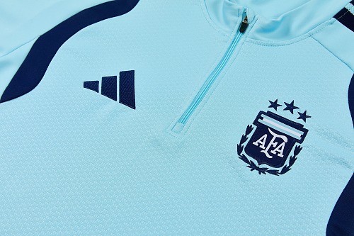 26-27 Argentina High Quality Half Pull Tracksuit