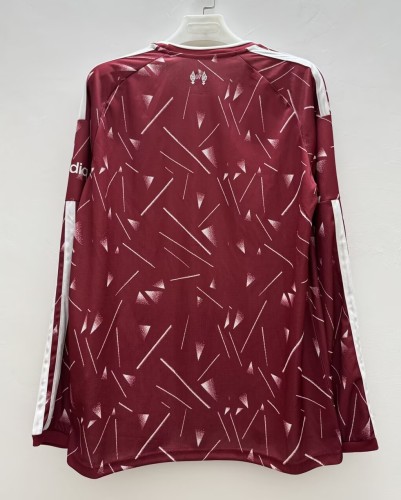 26-27 LIV Home Leaked Edition Long Sleeves Fans Soccer Jersey (长袖)