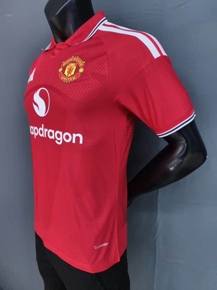 26-27 Man Utd Home Player Version Soccer Jersey
