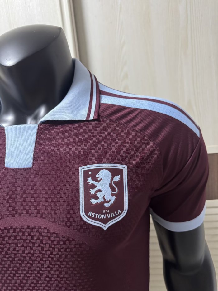 26-27 Aston Villa Home Player Version Soccer Jersey