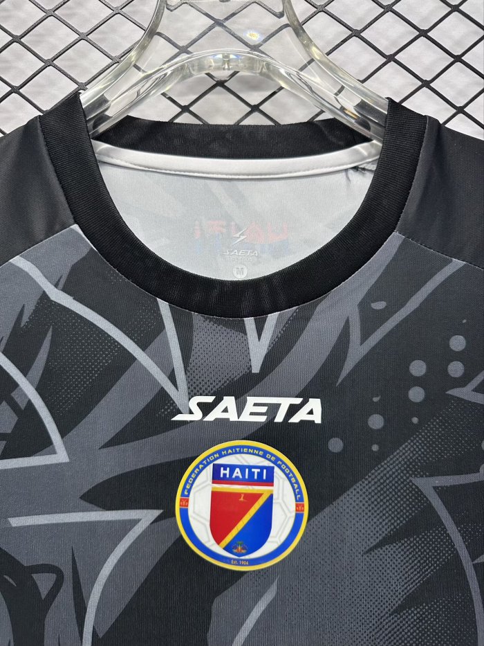 26-27 Haiti Black Special Edition Fans Soccer Jersey
