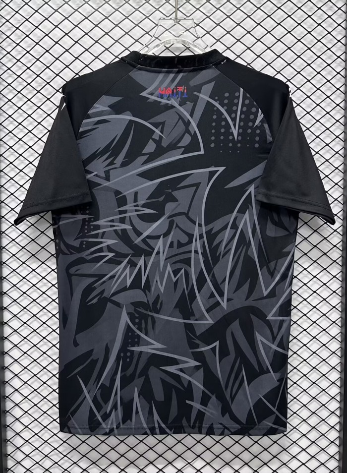 26-27 Haiti Black Special Edition Fans Soccer Jersey