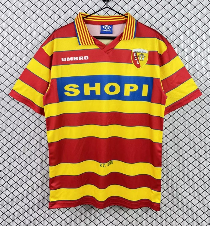 1996-1997 RC Lens Home Retro Soccer Jersey