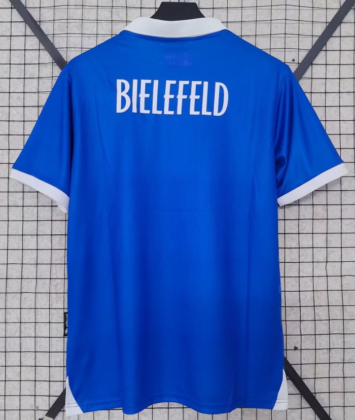 26-27 Bielefeld Blue 100th Anniversary Fans Soccer Jersey