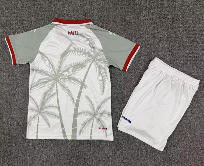 2026 Haiti Away Kids Soccer Jersey