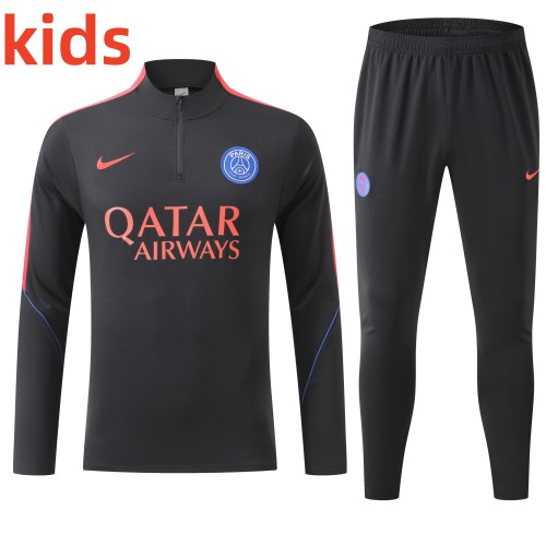 26-27 PSG High Quality Kids Half Pull Tracksuit