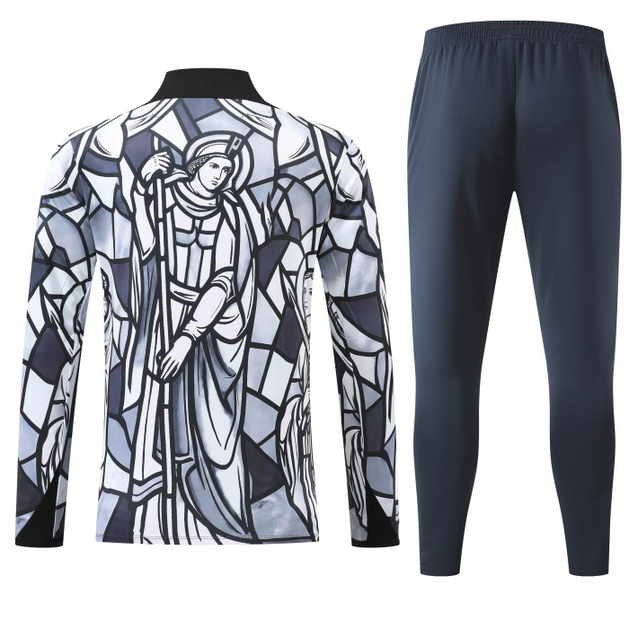 26-27  England High Quality Half Pull Tracksuit
