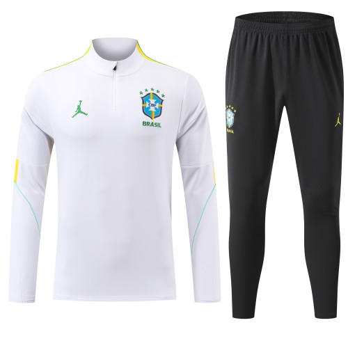 26-27 Brazil High Quality Half Pull Tracksuit